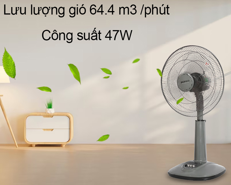 Senko L1638 không gây ra tiếng ồn lớn