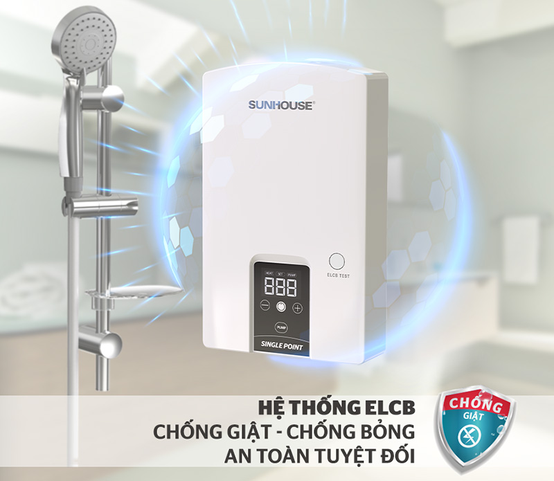 Tích hợp ELCB chống giật 