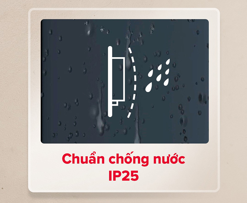 Vỏ máy đạt chuẩn chống nước IP25