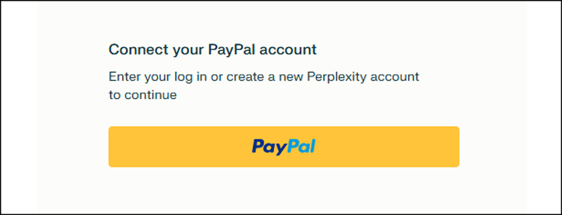 Liên kết với tài khoản PayPal để kích hoạt ưu đãi