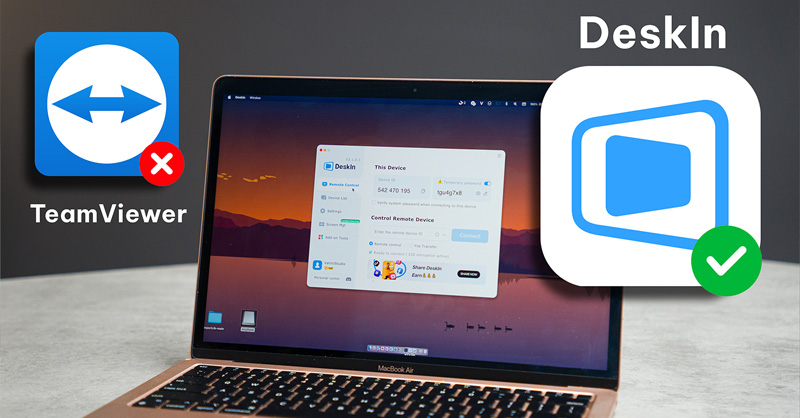 Trải nghiệm phần mềm điều khiển từ xa DeskIn
