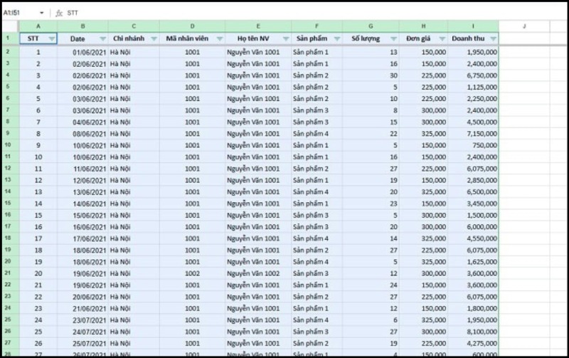 Bôi đen phạm vi dữ liệu cần in