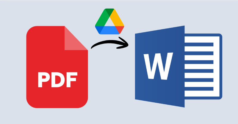 Chuyển file PDF sang Word bằng Google Drive