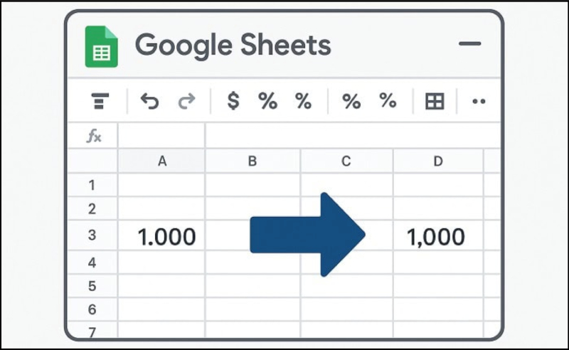 Đối với dữ liệu nước ngoài, thao tác thay dấu phẩy thành dấu chấm là cần thiết
