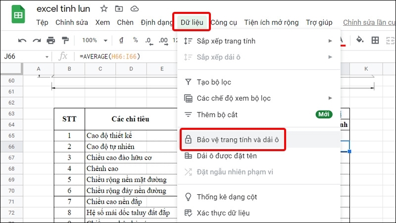 Mở cài đặt bảo vệ để bắt đầu thiết lập