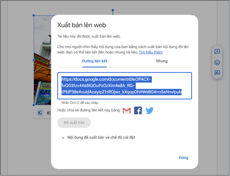 Sao chép liên kết