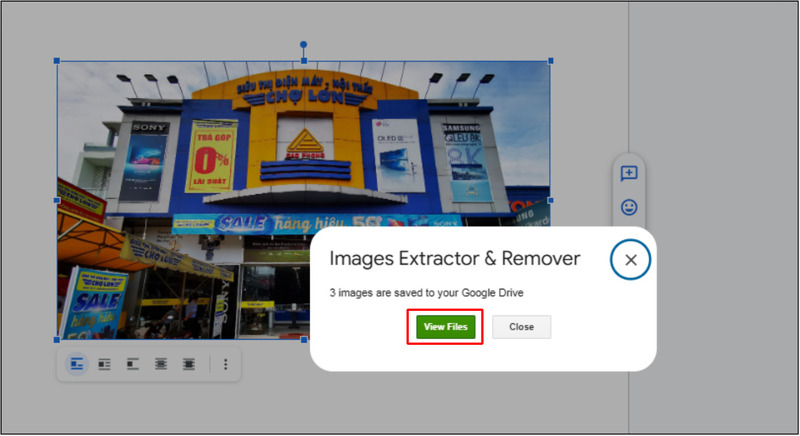 Nhấn vào View Files