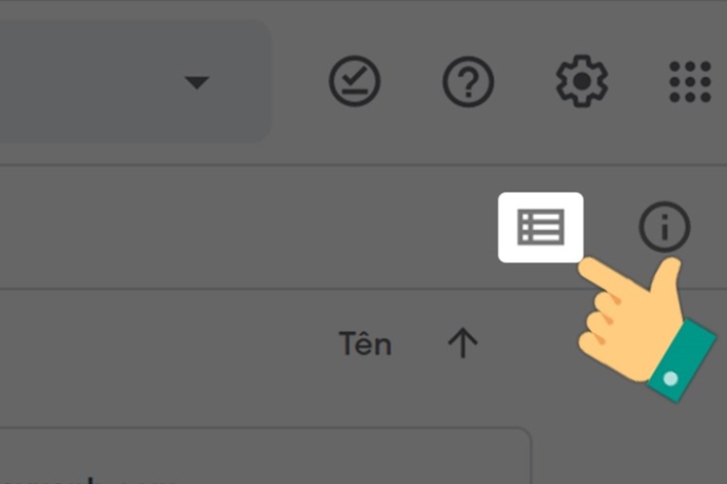 Chuyển sang chế độ xem danh sách