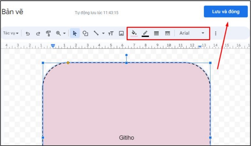 Tùy chỉnh đường viền và nền 