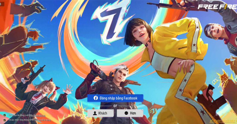 Đăng nhập vào tài khoản Free Fire