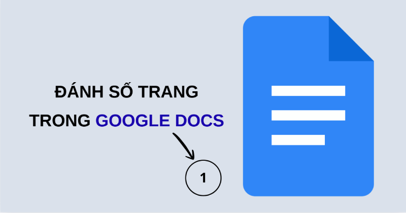 Đánh số trang trong Google Docs