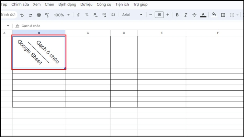 Điều chỉnh độ rộng cột và chiều cao hàng để nội dung hiển thị cân đối
