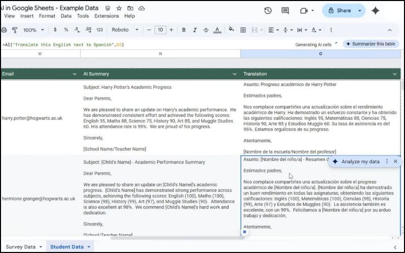 Áp dụng hàm cho nhiều ô cùng lúc