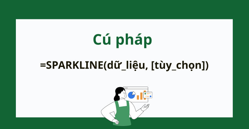Cú pháp sử dụng hàm SPARKLINE