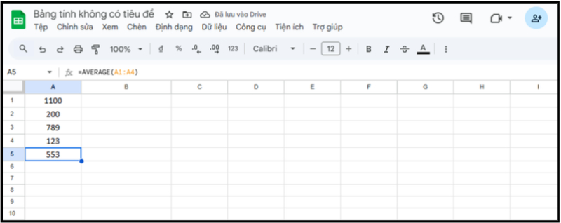Chỉnh sửa AVARGER thành AVERAGE 