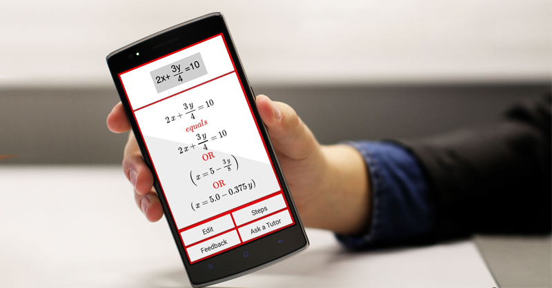 Phần mềm AutoMath cho phép giải toán khi không có Internet