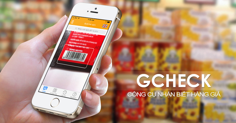 Phần mềm check mỹ phẩm Gcheck