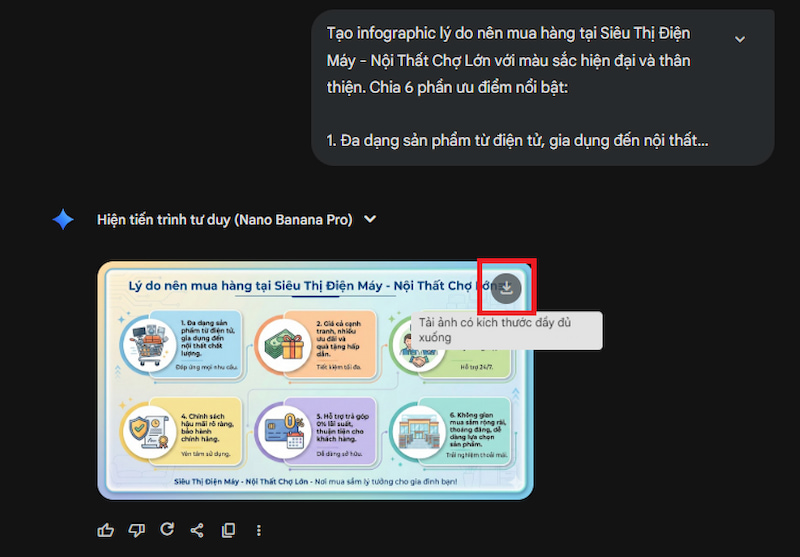 Tải infographic được tạo bởi AI