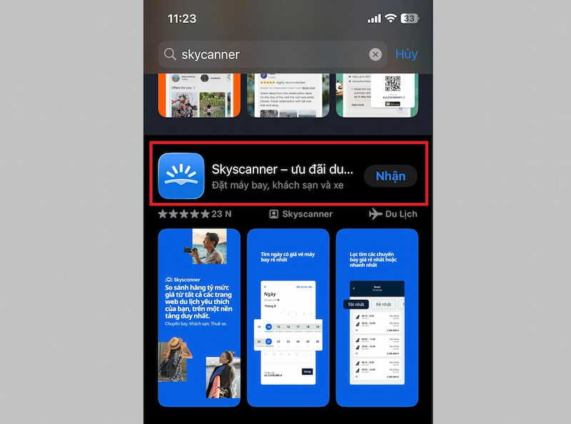 Tải ứng dụng Skyscanner