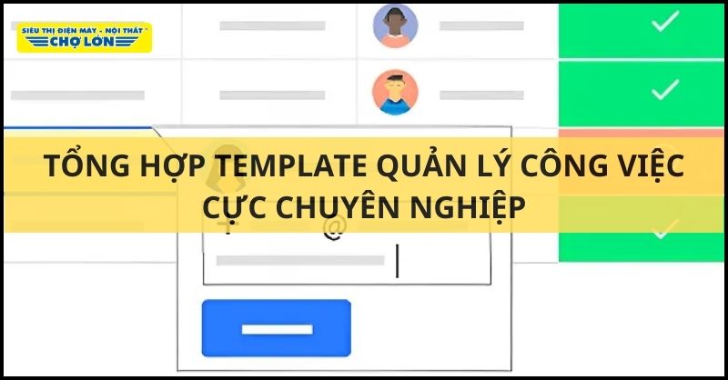 Mẫu template quản lý công việc Google Sheets