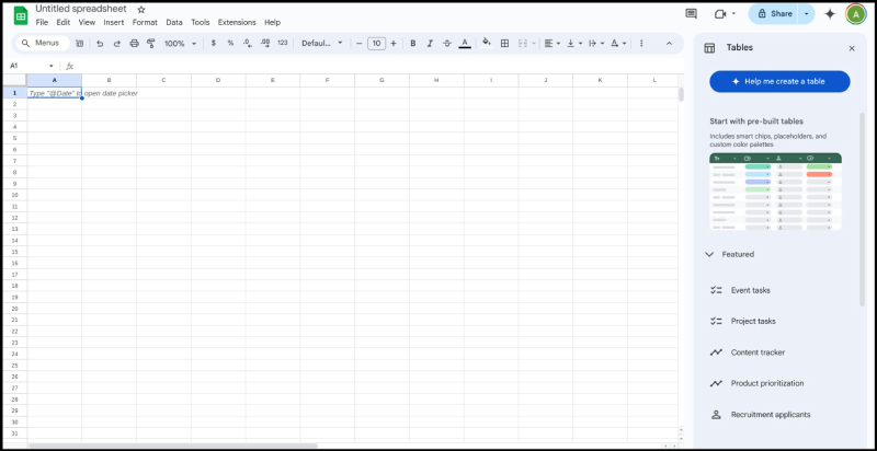 Kích hoạt Gemini AI trong Google Sheets