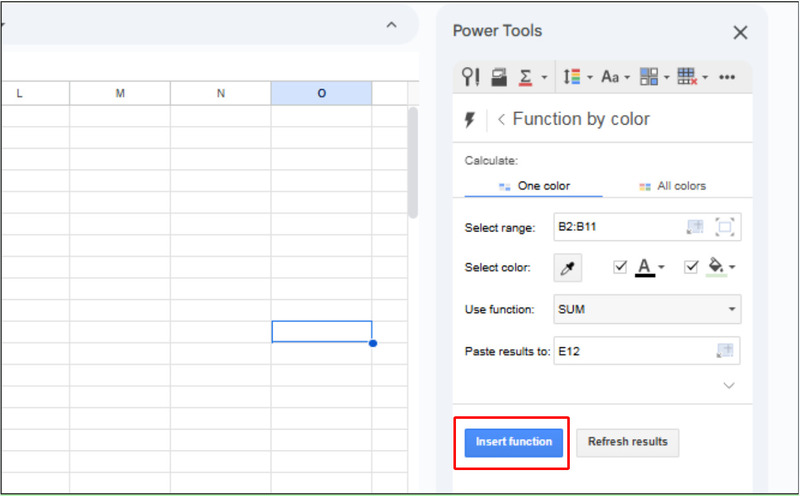 Thiết lập phạm vi và màu