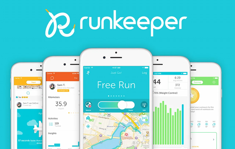 Ứng dụng chạy bộ Runkeeper được nhiều vận động viên yêu thích