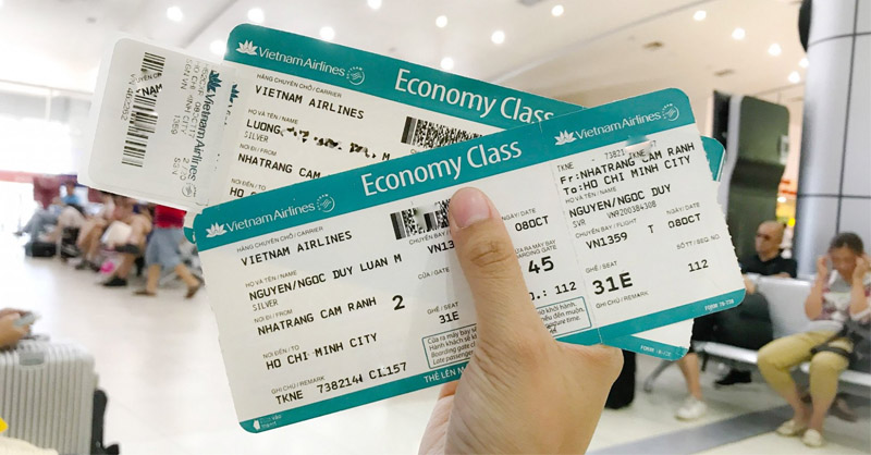 Kiểm tra vé máy bay Vietnam Airlines đã đặt như thế nào