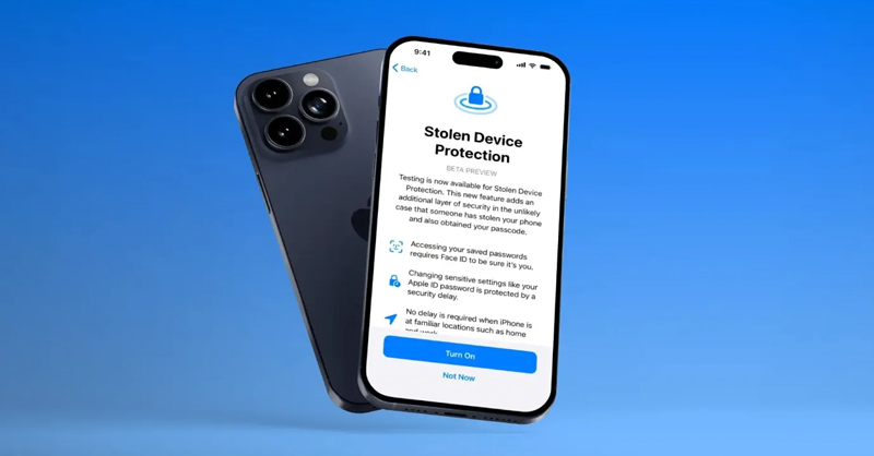 Stolen Device Protection là tính năng nổi bật của iOS 17.3