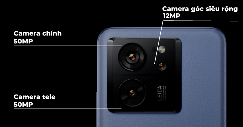 Hệ thống ống kính Summicron do Leica đồng thiết kế trên Xiaomi 13T