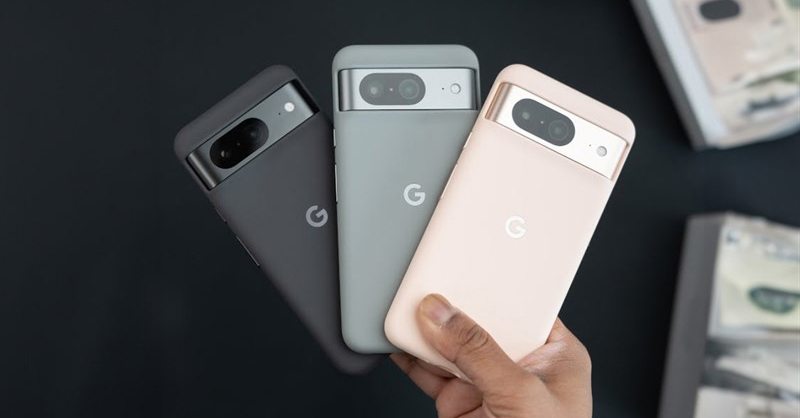 Ba phiên bản màu đẹp mắt của Google Pixel 8