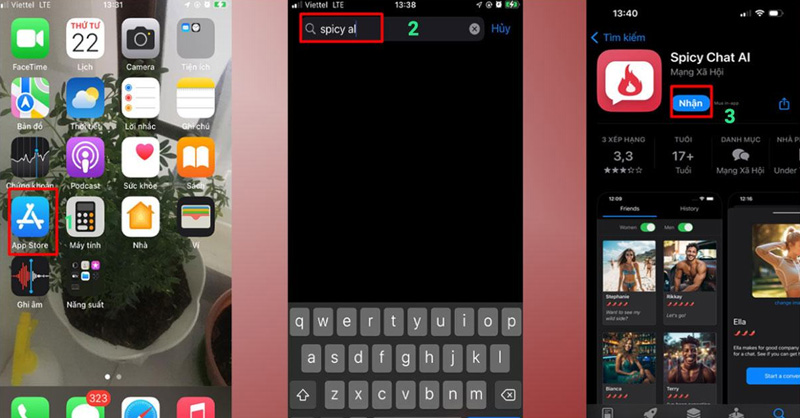 Tải Spicy AI về điện thoại iPhone
