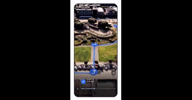 Chế độ xem chân thực cho các tuyến đường dưới dạng 3D của Google Maps