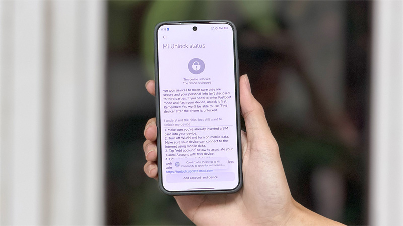 Chính sách mở khóa bootloader trên Xiaomi ngày càng bị thắt chặt