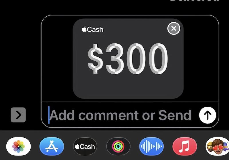 Chuyển tiền thông qua iMessage với Apple Cash