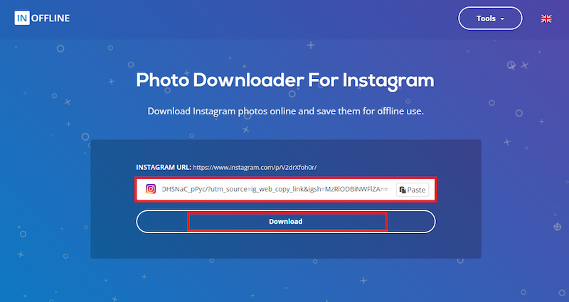 Dán đường link liên kết vừa sao chép vào thanh công cụ