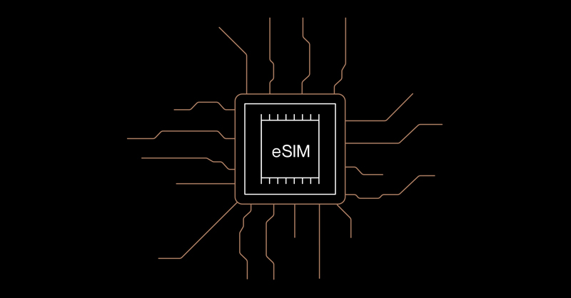 eSIM là SIM điện tử được tích hợp sẵn trên điện thoại