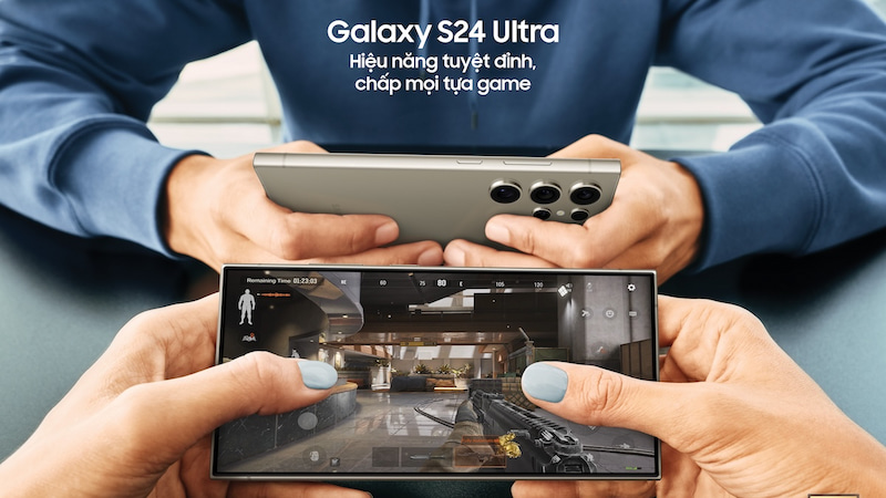 Galaxy S24 Ultra với hiệu năng tuyệt đỉnh, cân mọi tựa game