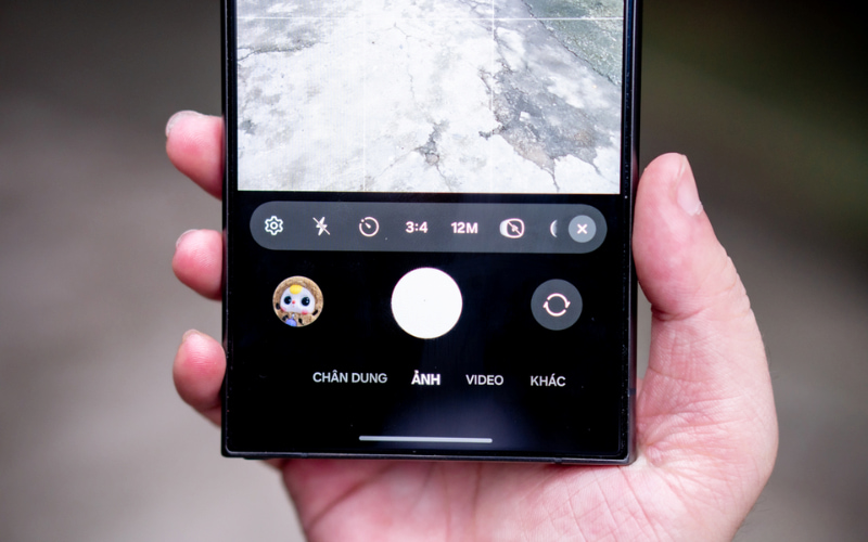 Giao diện Camera trên One UI 7 beta