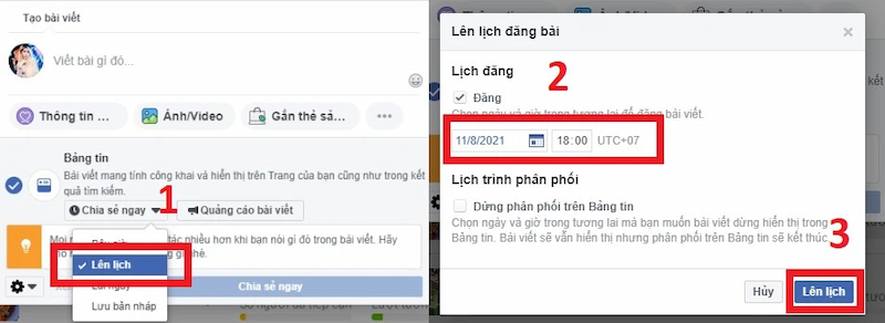 Hẹn giờ đăng bài trên Facebook