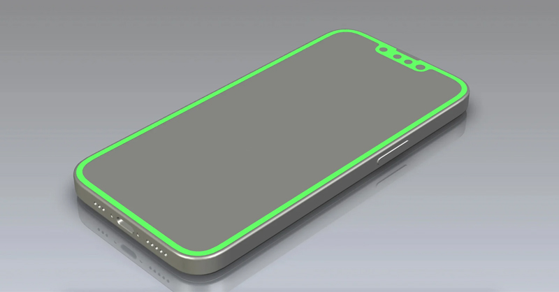 Hình ảnh CAD giúp người dùng có cái nhìn tổng quan về iPhone SE 4
