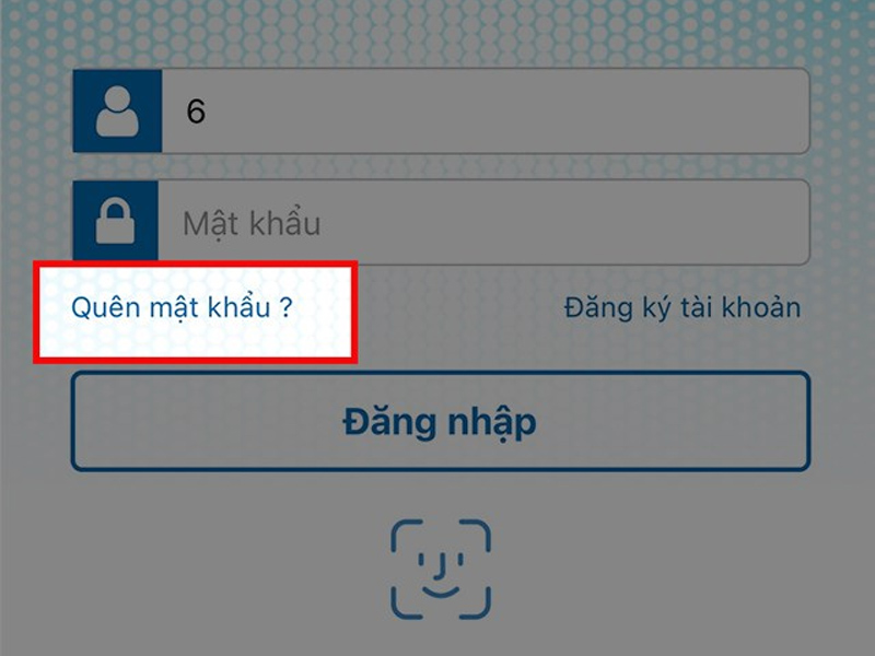 Mở ứng dụng VssID trên điện thoại, nhập mã BHXH và chọn Quên mật khẩu