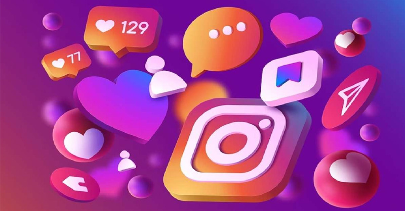 Người dùng có thể tương tác với bạn bè thông qua Instagram