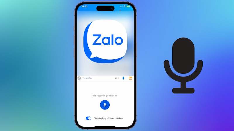 Nhập văn bản bằng giọng nói trên Zalo