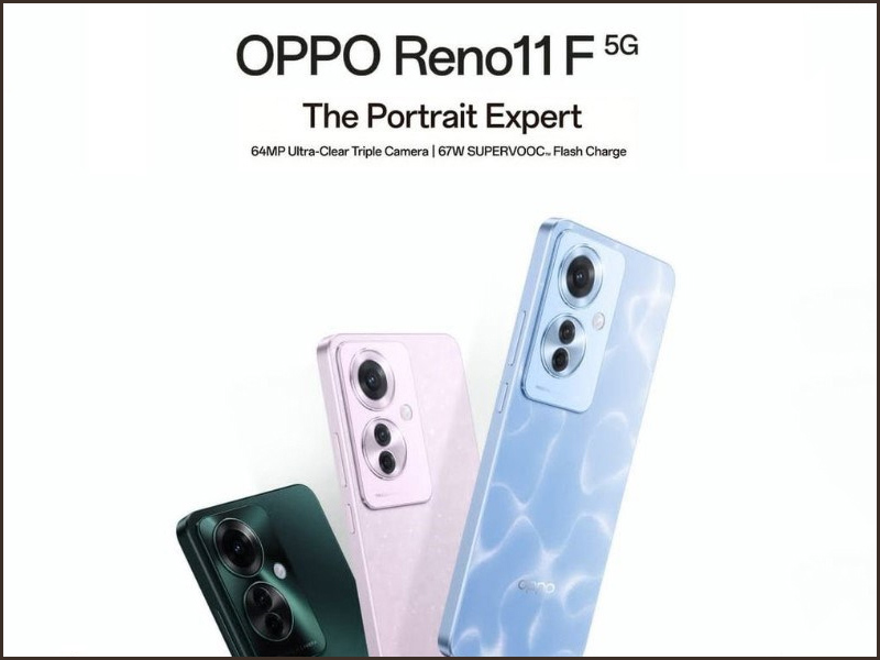 OPPO Reno11 F 5G dự kiến ra mắt với 3 phiên bản màu thời thượng