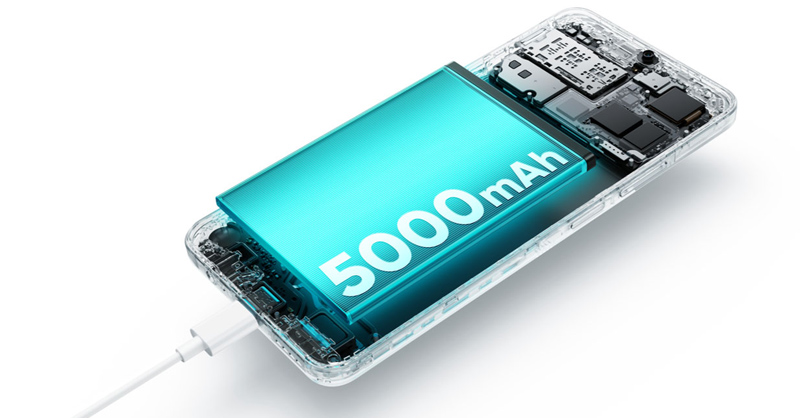 Realme C51 đáp ứng nhu cầu sử dụng lâu dài với viên pin 5000mAh