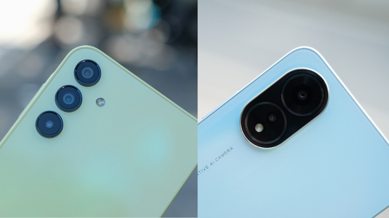 So sánh OPPO A18 và Samsung A15 về khả năng nhiếp ảnh