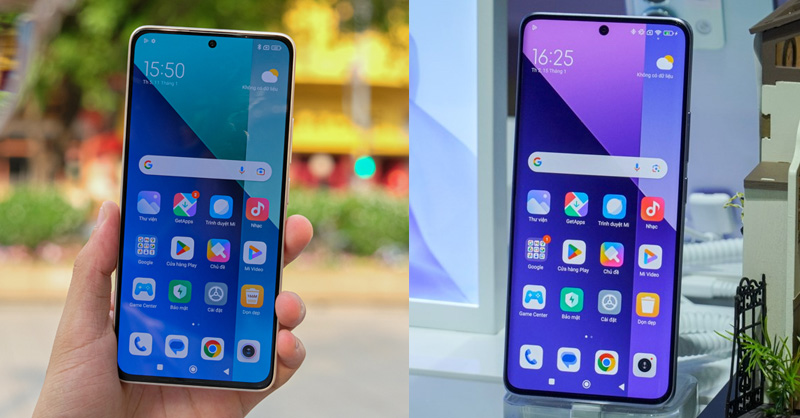 So sánh Redmi Note 13 và Redmi Note 13 Pro Plus về màn hình