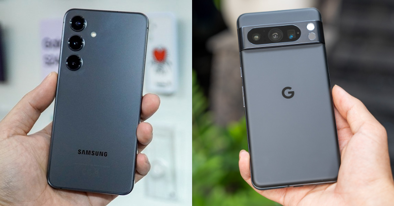 So sánh Samsung S24 và Pixel 8 về thời lượng pin