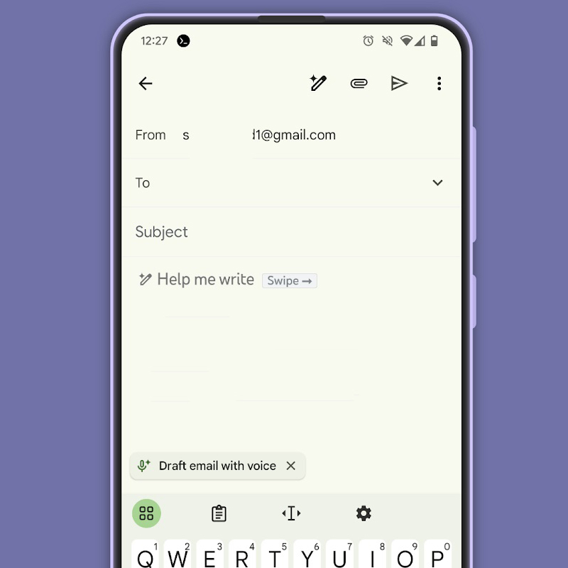 Tắt công cụ Draft Email with Voice trên Gmail